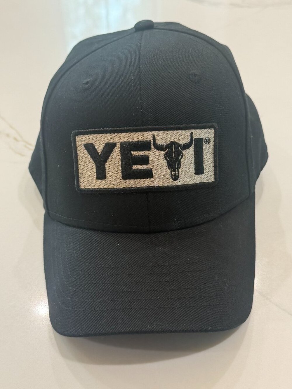 YETI Steer Patch Black Trucker Hat